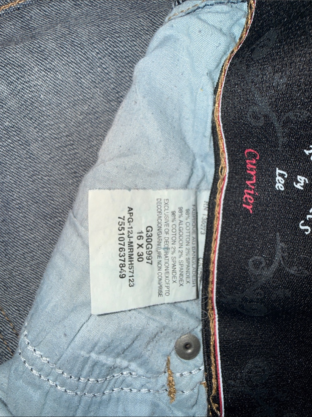 Riders by Lee Women's Boot Cut Jeans in Dark Blue - Picture 3 of 4